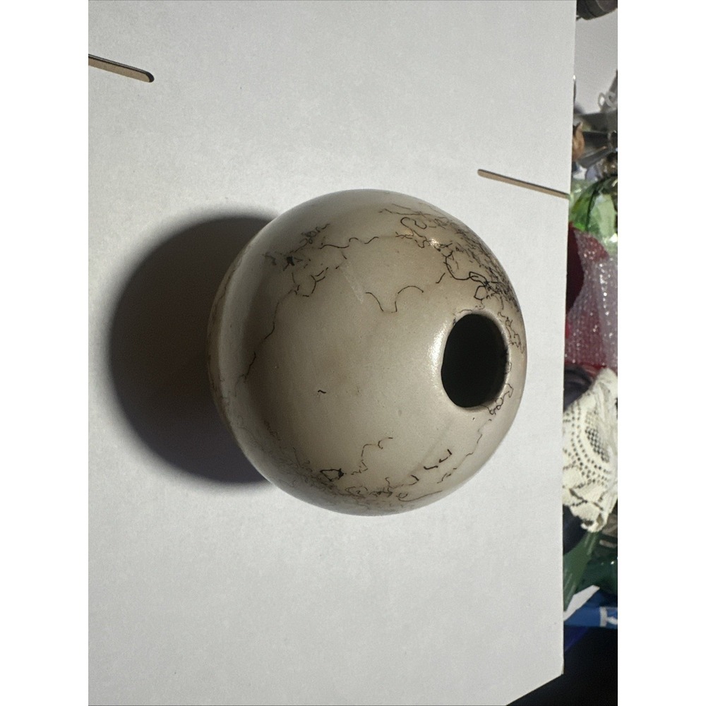 Horse Hair Seed Pot Acoma Pueblo Native American Pottery United States